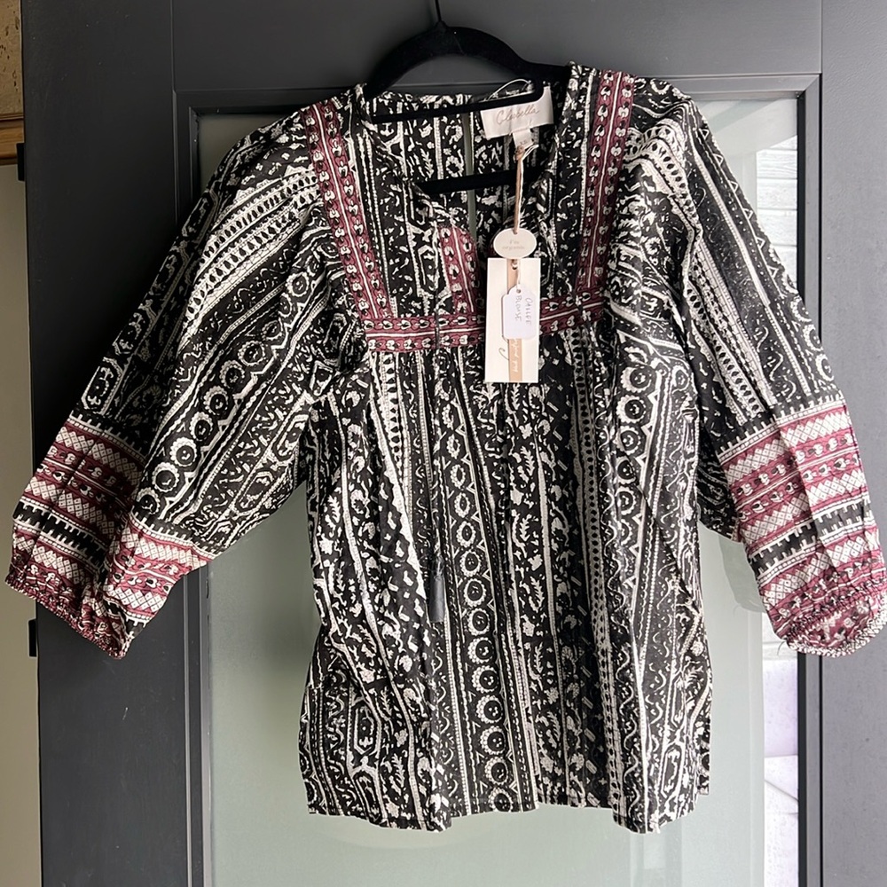 Cleobella Light organic 100% cotton blouse